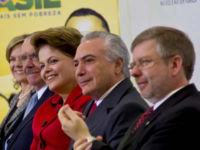 Presidente Dilma Rousseff durante cerimônia de anúncio da expansão da Rede Federal de Educação Superior -