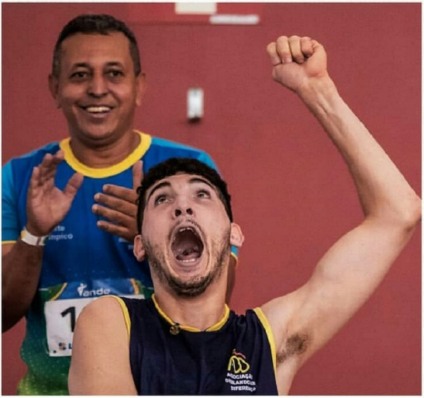 André Luiz Barroso, medalha de ouro na bocha paralímpica nacional