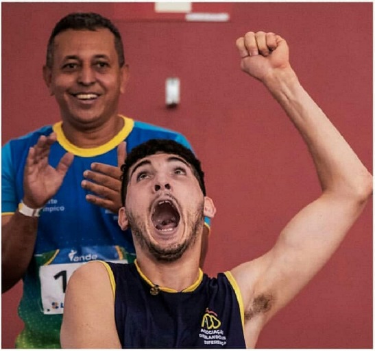 André Luiz Barroso, medalha de ouro na bocha paralímpica nacional