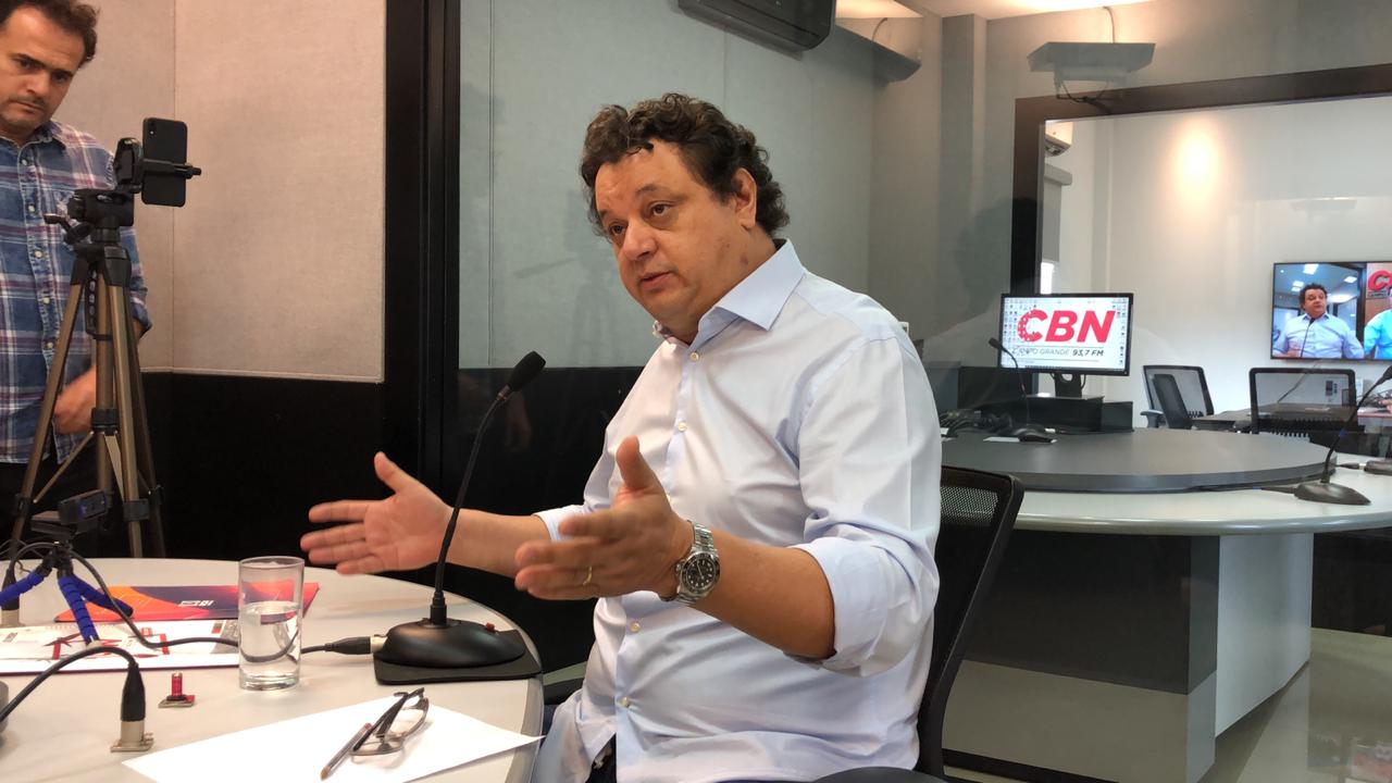 Paulo Matos promete uma política de resultados para a população durante a entrevista ao quadro Cenário Político CBN - Luciene Arakaki/CBN