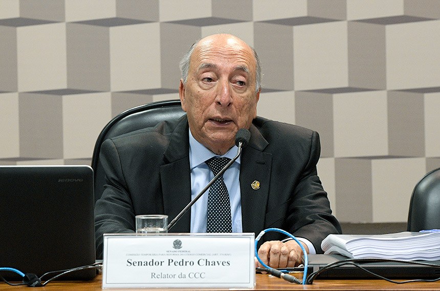 O Senador Pedro Chaves, PSC/MS, é o relator da matéria - Pedro França/Agência Senado