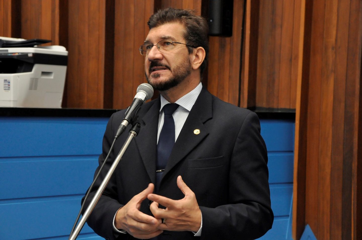 Presidente da Frente Parlamentar da Educação, deputado estadual Pedro Kemp, irá encaminhar o pedidos da categoria ao Executivo - Foto: Luciana Nassar/ALMS