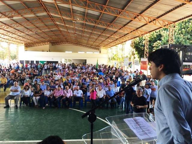 Paulo Salomão em discurso na convenção do PSDB - Divulgação 