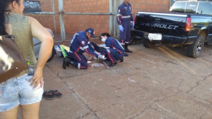 Morador teve vários ferimentos, como fratura exposta na perna esquerda - Alfredo Neto/JPNEWS