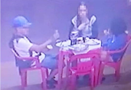 Vídeo teve milhares de vizualizações e revela momento da fuga dos adolescentes - Imagem cedida