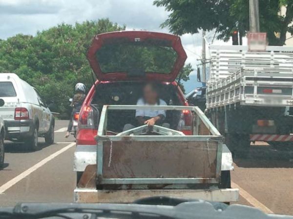 Flagrante foi feito em uma das principais avenidas de Campo Grande -