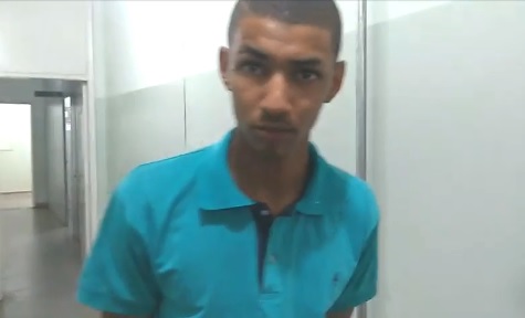 Jeferson, na delegacia, vai responder a inquérito por homicídio doloso - Reprodução