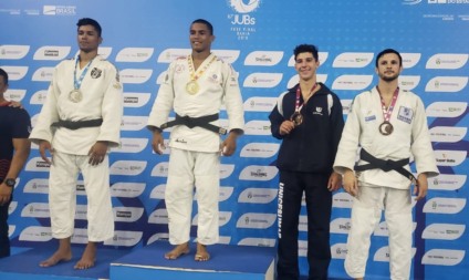Yuri Araujo fez a "tripla" de ippon para alcançar a finalíssima - Divulgação/Fundesporte