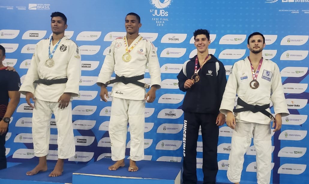 Yuri Araujo fez a "tripla" de ippon para alcançar a finalíssima - Divulgação/Fundesporte