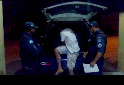 Mandado de prisão cumprido no sábado em Três Lagoas: foragido da justiça de Campo Grande - André Barbosa/JPNEWS