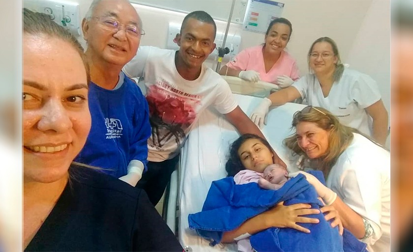 Imagens foram divulgadas pela assessoria do Hospital Auxiliadora. - Divulgação/Assessoria