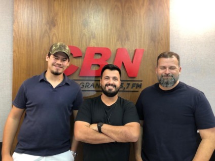Pedro Henrique, Leandro Gameiro e Paulo Cruz comentam as notícias do mundo automotismo - Luciene Arakaki/CBN