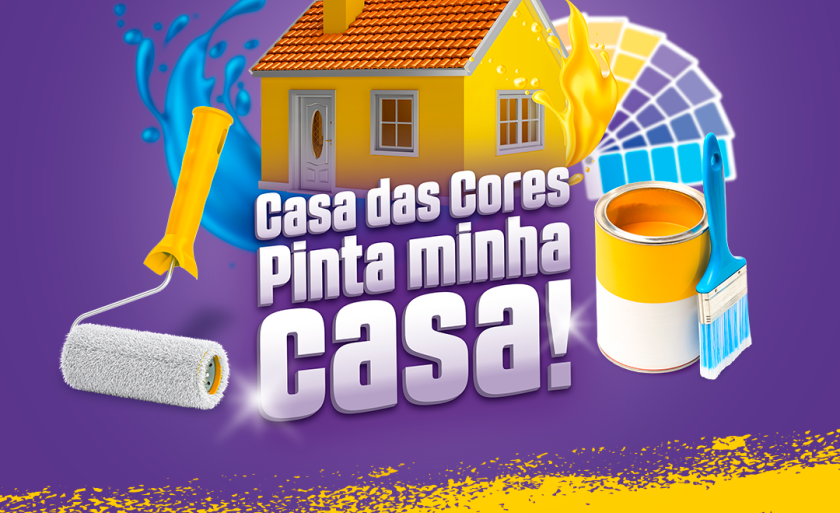 Serão sorteadas 3 pinturas externas de imóvel com um churrasco para comemorar - Divulgação