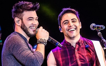 Fred e Gustavo cantam hoje na TVC e, à noite, na Vincian Music Hall - Reprodução