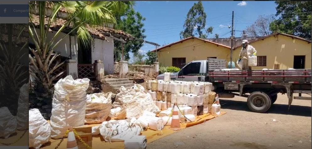 O Sindicato aderiu ao programa Campo Limpo, que é o nome do programa brasileiro de logística reversa de embalagens vazias - Divulgação Sindicato Rural