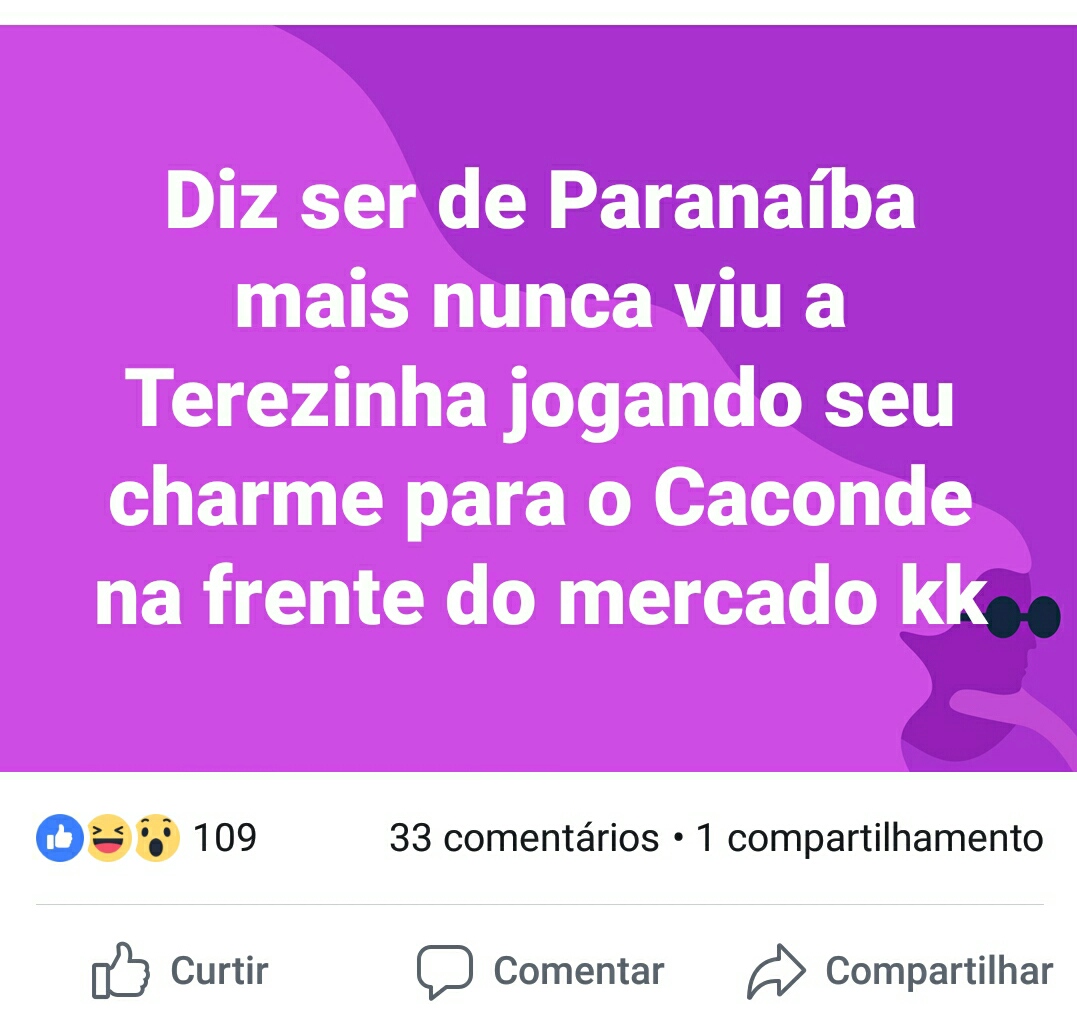 Um dos mais postados foram lembranças de figuras icônicas do município - Reprodução/Rede Social