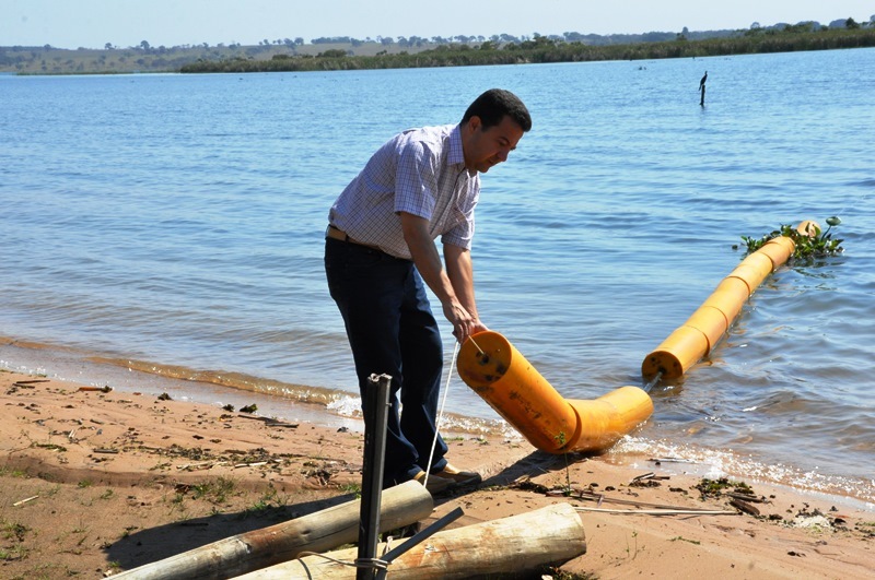 Iniciada instalação de telas de proteção do Balneário