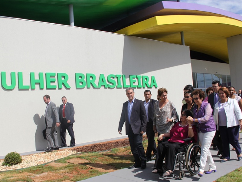 Presidente participou da inauguração da Casa da Mulher Brasileira em Campo Grande - Divulgação