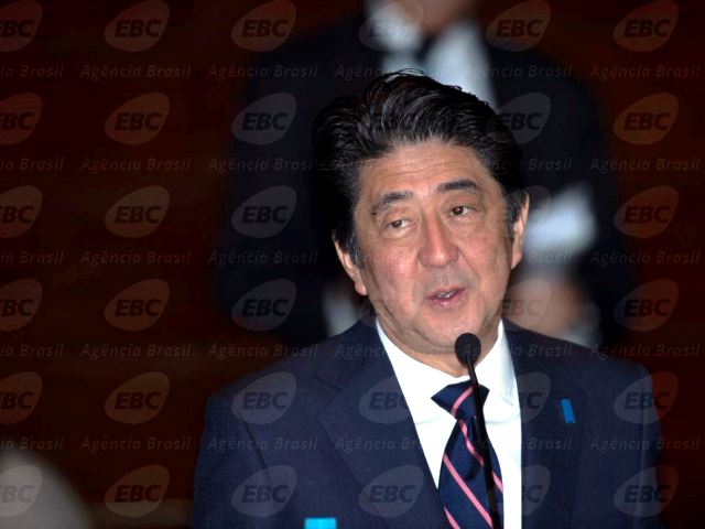 Primeiro-ministro japonês, Shinzo Abe - Marcelo Camargo/Agência Brasil