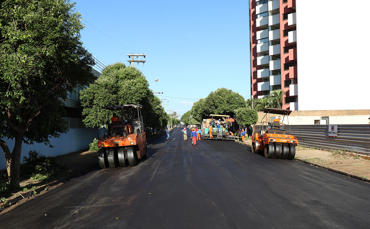 Rua João Gonçalves de Oliveira ganha recapeamento e ciclofaixa - Divulgação