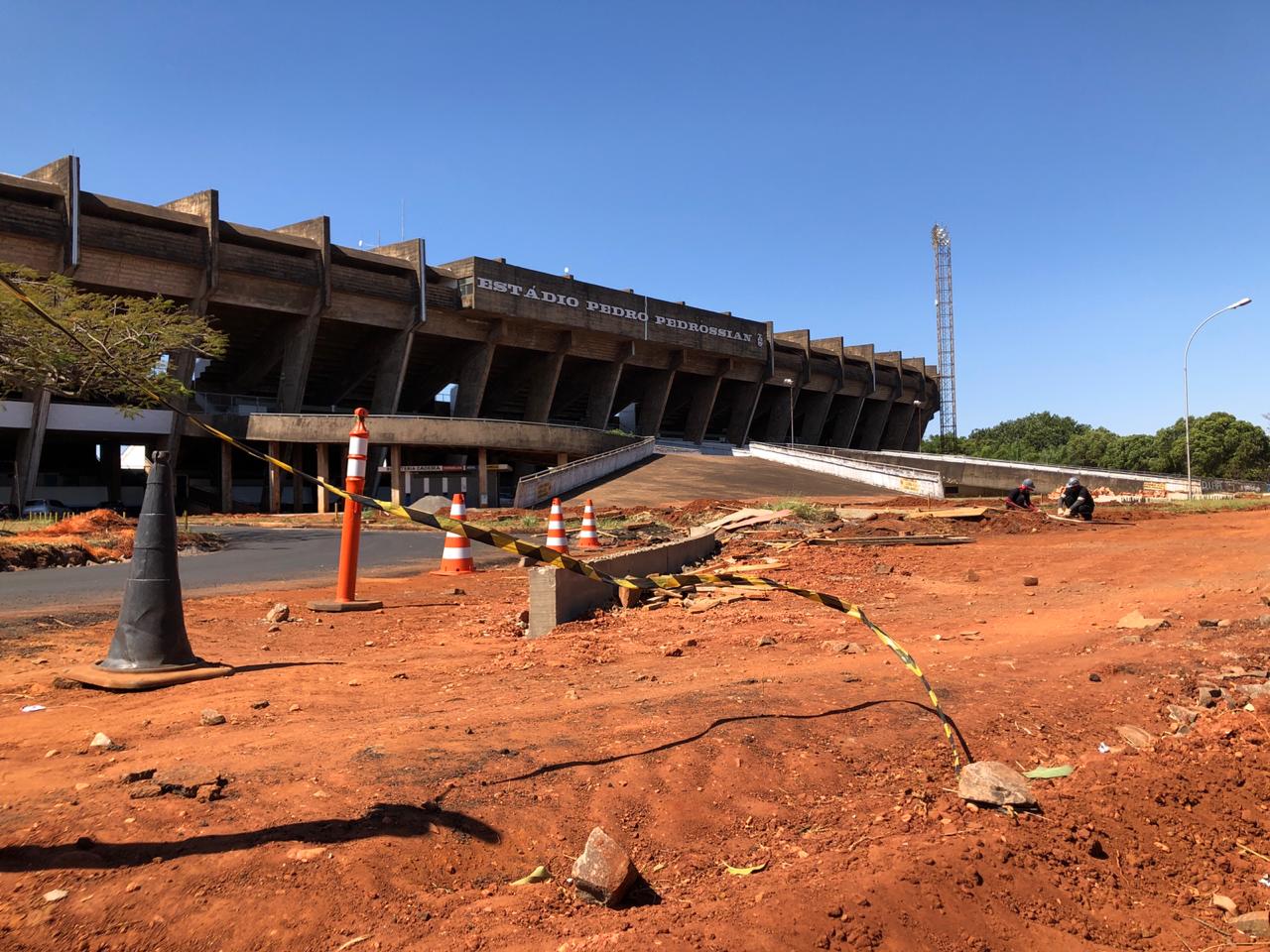 A primeira fase das obras atenderá as exigências do MPE, afim de liberar o Estádio para o Campeonato Estadual de Futebol 2020 - Isabelly Melo