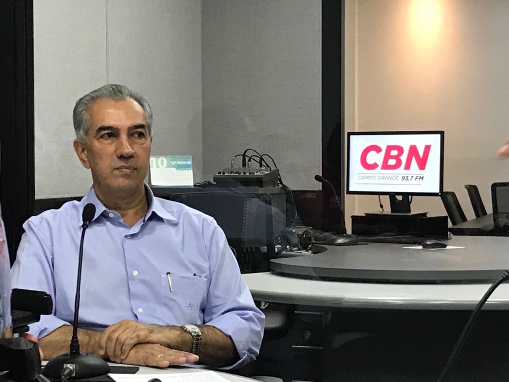 No primeiro turno, Reinaldo Azambuja (PSDB) teve 44,62% dos votos - Otávio Neto/CBN Campo Grande