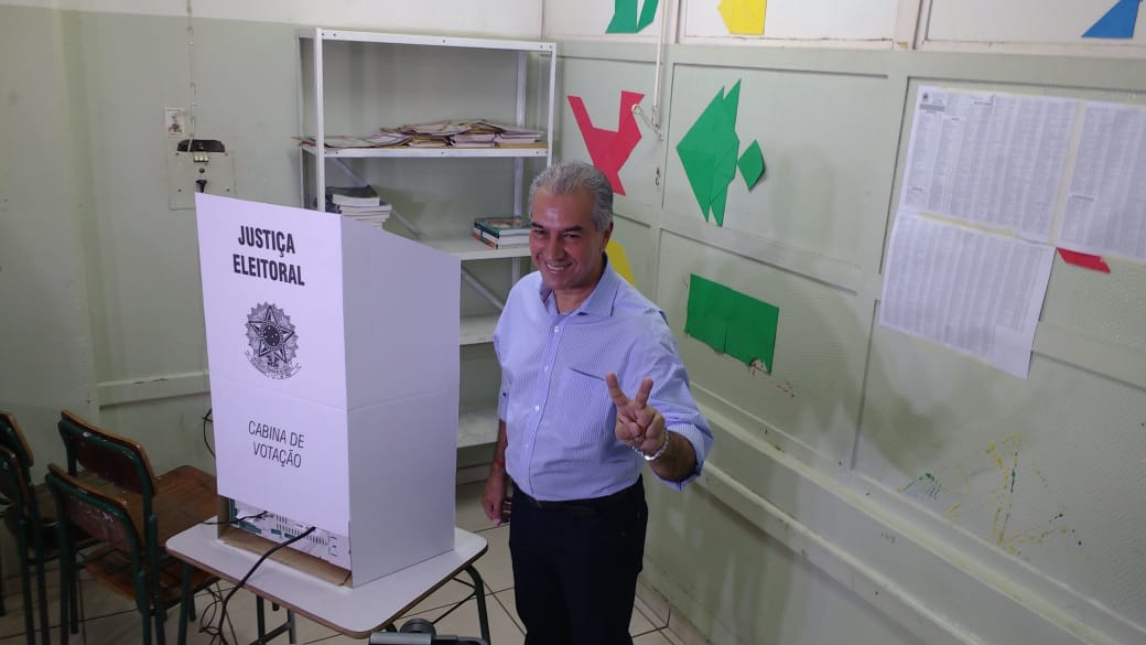 Azambuja no momento da votação - FOTO: Loraine Grança