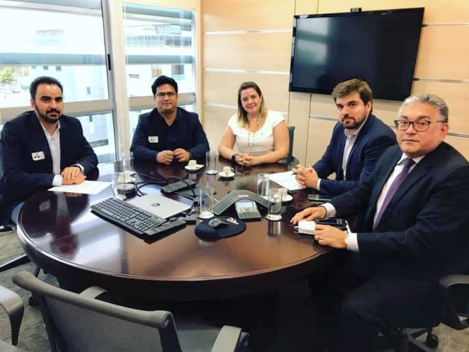 Representantes da Prefeitura de Três Lagoas cumpriram agenda nesta segunda-feira, em Brasília - Divulgação