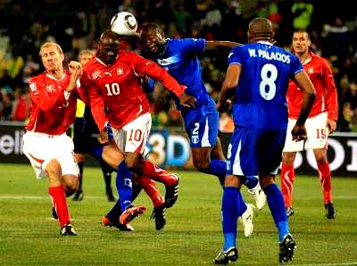 Suíça e Honduras ficaram no 0 a 0 e caíram fora da Copa -