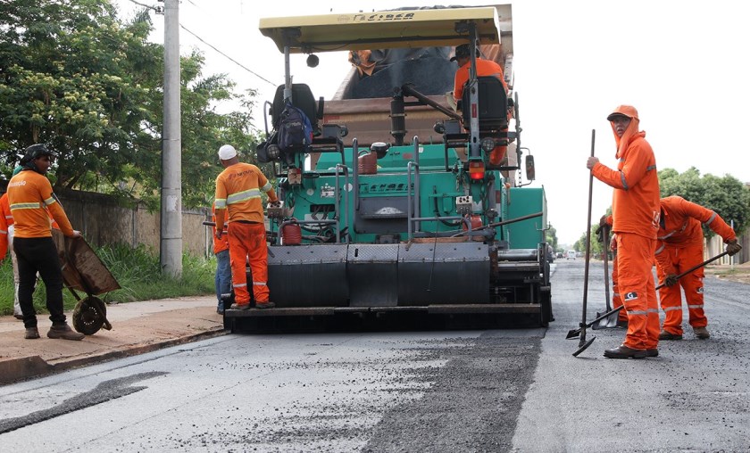 Recapeamento da rua Maria Guilhermina Esteves é iniciado - Divulgação