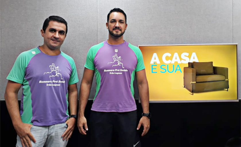 Os atletas, Luciano Queiroz e Wagner Berça, participaram do quadro “Ter Saúde” do programa “A Casa é Sua” - Steffany Pincela/JPNEWS