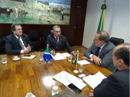 Governador participou de audiência com ministro do Desenvolvimento - Divulgação