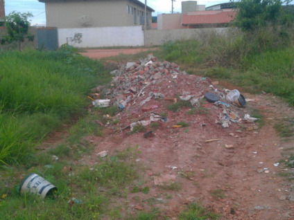 No bairro há muito lixo, insetos, ladrões, dentre outros problemas - Divulgação/Via WhatsApp