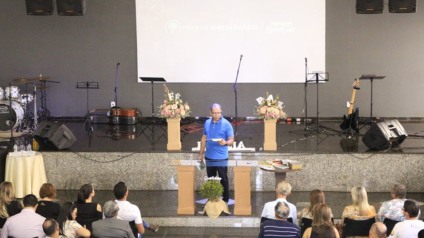 Josué está em Paranaíba (MS) desde quinta-feira (5) ministrando em um seminário - Divulgação/PibPba