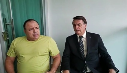 Bolsonaro visita Pazuello e minimiza crise da vacina chinesa - Foto: Divulgação