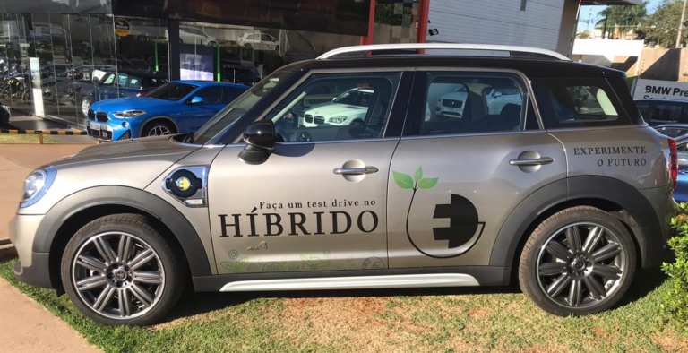 Mini Cooper S E Countryman Hybrid um dos modelos que esta à disposição em Campo Grande - Israel Espindola/CBN