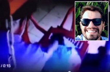 Após cometer o crime, assassino fugiu do flagrante indo em direção a Novo Horizonte e Juara - Reprodução / Câmeras de Segurança