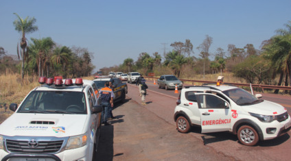 Ocorrendo acidente com a Barragem Sul, uma das primeiras providências é bloquear a BR-262, por onde a lama passará - Sílvio de Andrade/Subcom