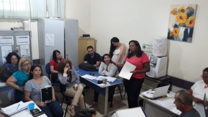 Paralisação em Três Lagoas é organizada pelo Sinted - Divulgação/Sinted Paralisação em Três Lagoas é organizada pelo Sinted - Divulgação/Sinted