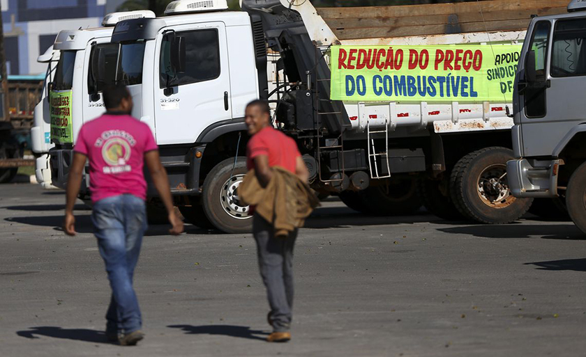 BR-393 concentra o maior número de pontos de protesto - Marcelo Camargo/Agência Brasil