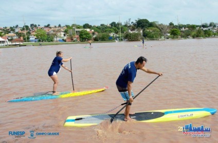 O stand-up padle acontecerá na Lagoa Itatiaia e vale pontos para o campeonato brasileiro - Divulgação
