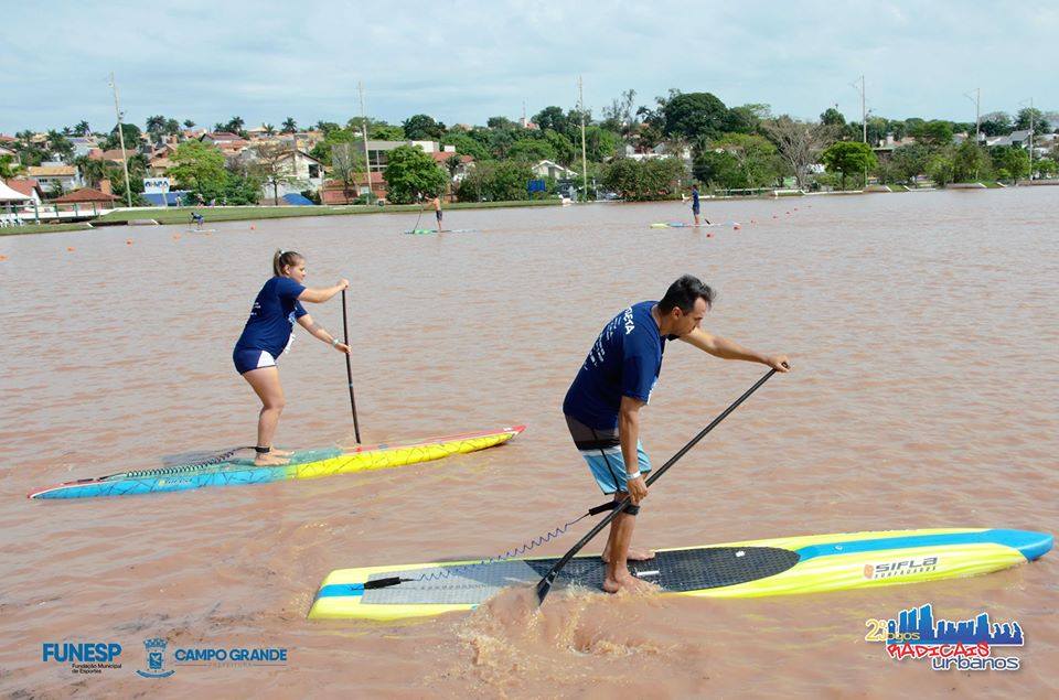 O stand-up padle acontecerá na Lagoa Itatiaia e vale pontos para o campeonato brasileiro - Divulgação