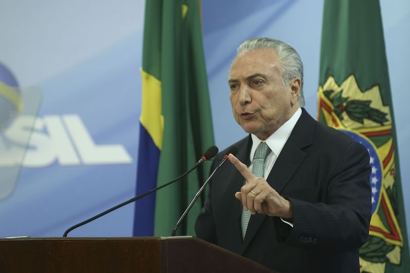 Presidente Michel Temer diz que não vai renunciar ao cargo; ele nega as acusações - Valter Campanato/Agência Brasil