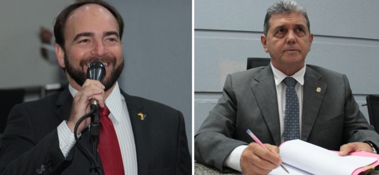 João César Mattogrosso e Professor João Rocha vão fazer disputa interna na Executiva Municipal para definir quem irá representar o PSDB na disputa pela presidência da Câmara Municipal - Reprodução