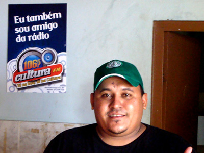Malaquias comemora a parceria com a rádio Cultura FM -