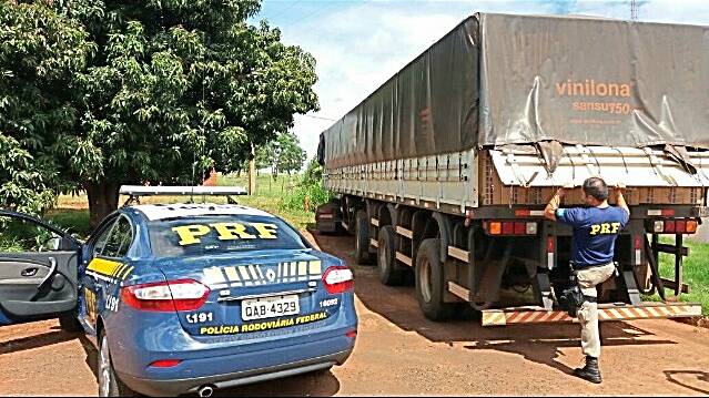 A carga foi encaminhada para a Polícia Federal de Três Lagoas - Divulgação/PRF