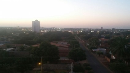 Por do sol nesta terça-feira ocorreu ás 5h57