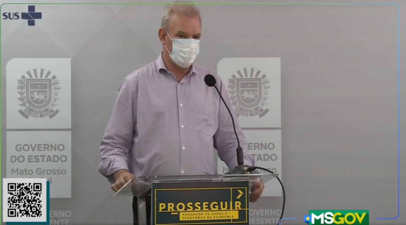 A cada 100 casos, 5 vão precisar de internação, destaca secretário de Saúde - Foto: Reprodução/Facebook