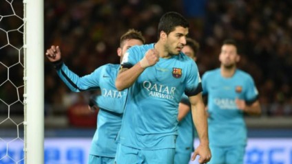 O grande nome do jogo foi o Uruguaio Luis Suárez, que marcou  três gols da partida - Internet