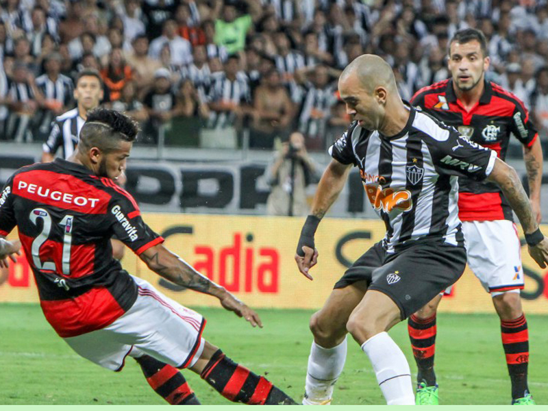 No Mineirão, o Atlético derrotou o Flamengo por 4 a 1, de virada -  Bruno Cantini / CAM